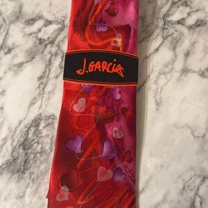 Jerry Garcia Necktie. New with tags. Grateful Dead. Hearts